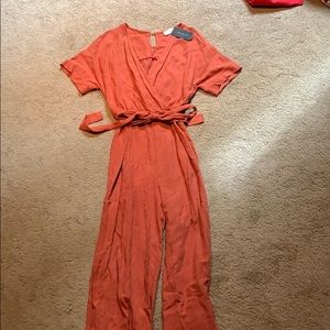 Rust jumpsuit